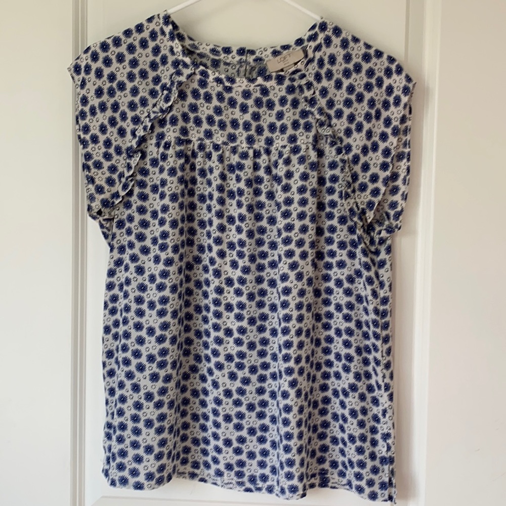 LOFT patterned blouse